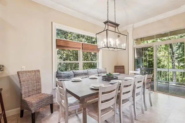 Dining area of this home in Sea Pines