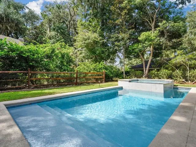 Pool of this home in Sea Pines