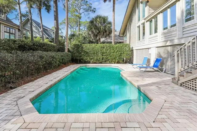 Pool of this home in Sea Pines