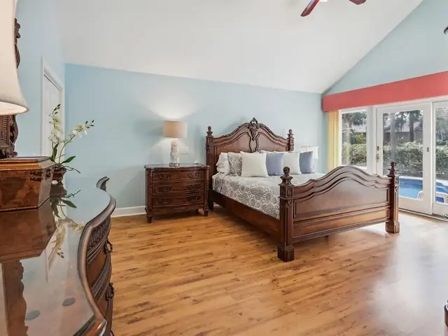 Bedroom of this home in Sea Pines