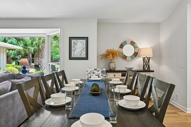 Dining area of this home in Sea Pines