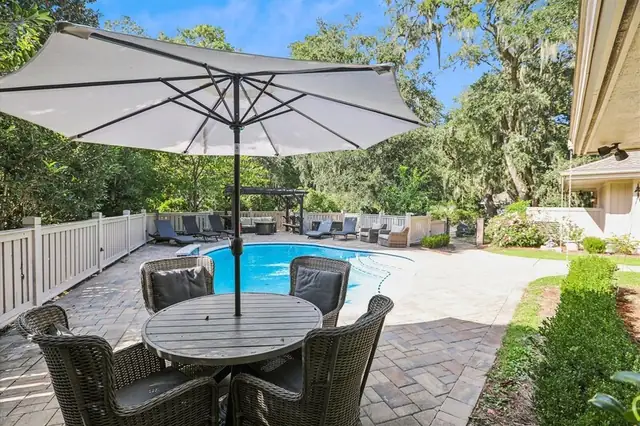 Pool of this home in Sea Pines