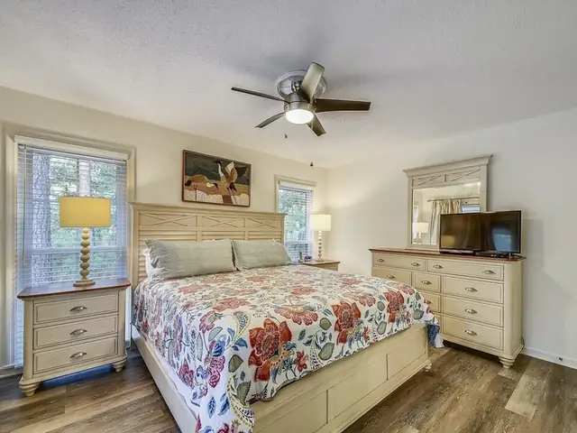 Bedroom of this home in Sea Pines