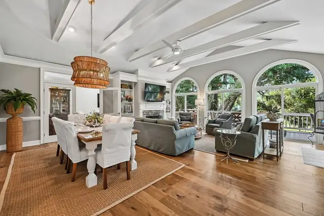 Living room of this home in Sea Pines
