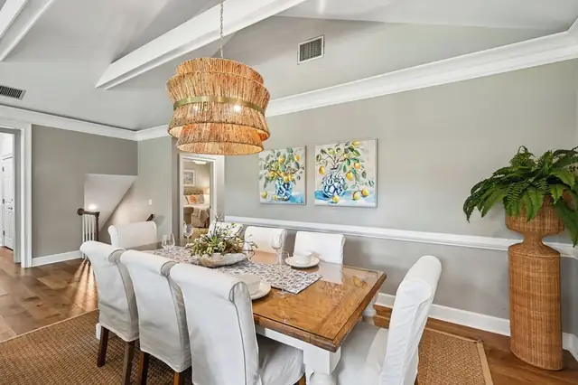 Dining area of this home in Sea Pines