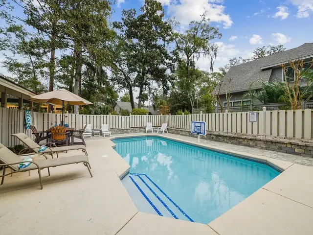 Pool of this home in Sea Pines