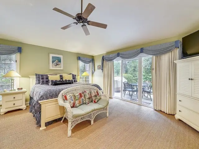 Bedroom of this home in Sea Pines