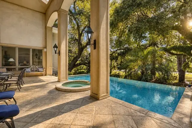 Pool of this home in Sea Pines