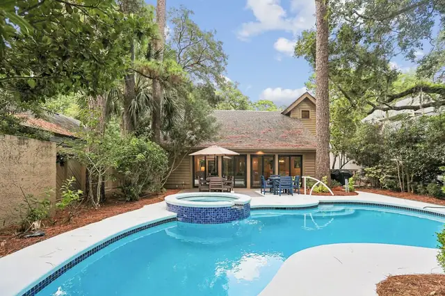 Pool of this home in Sea Pines