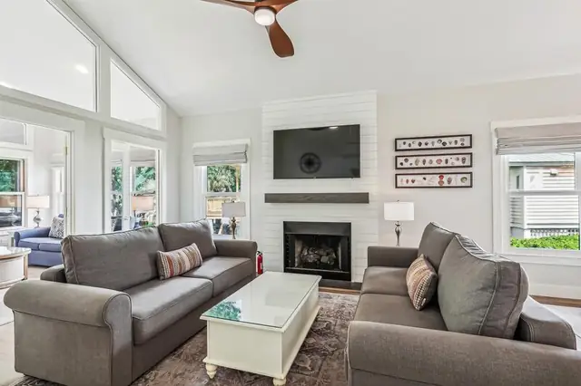 Living room of this home in Sea Pines