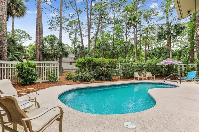 Pool of this home in Sea Pines