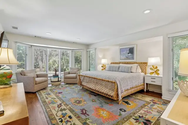 Bedroom of this home in Sea Pines