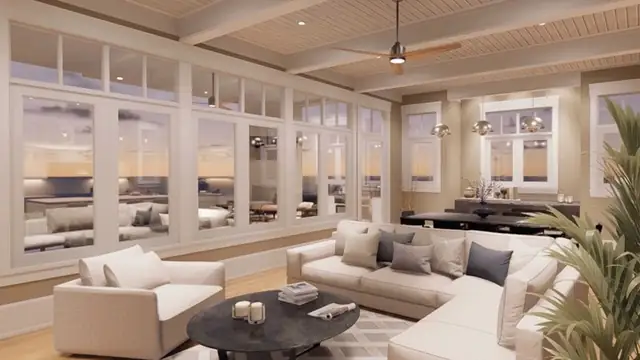 Living room of this home in Sea Pines