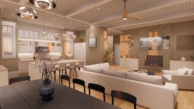 Dining area of this home in Sea Pines
