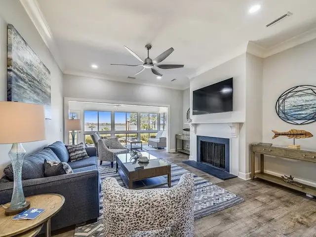 Living room of this home in Sea Pines
