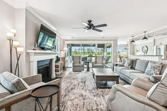 Living room of this home in Sea Pines