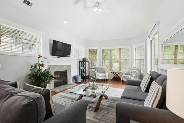 Living room of this home in Sea Pines