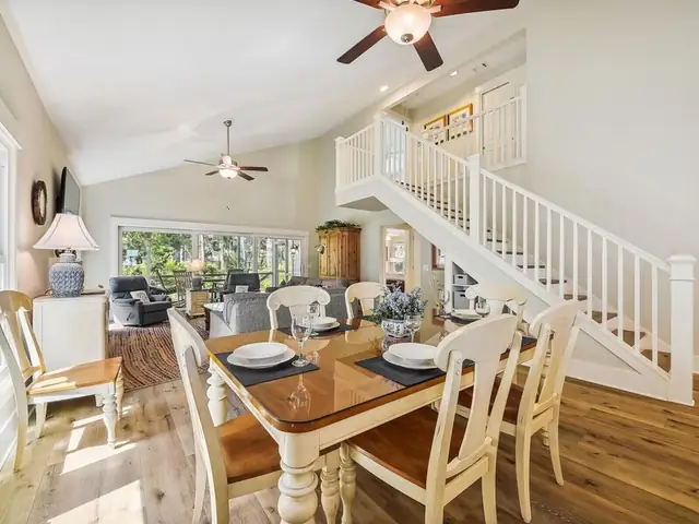 Dining area of this home in Sea Pines