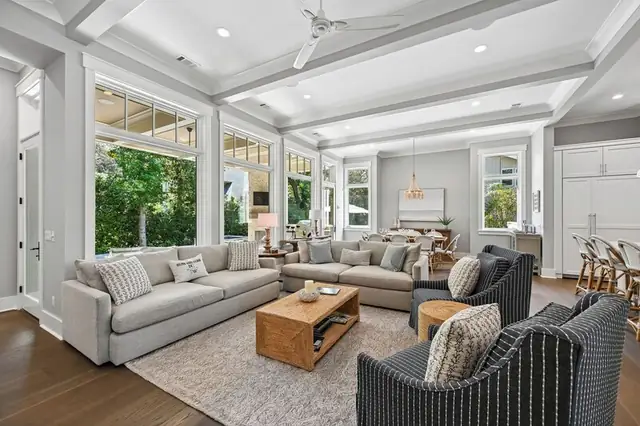 Living room of this home in Sea Pines