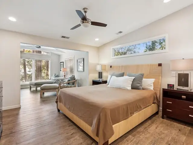 Bedroom of this home in Sea Pines