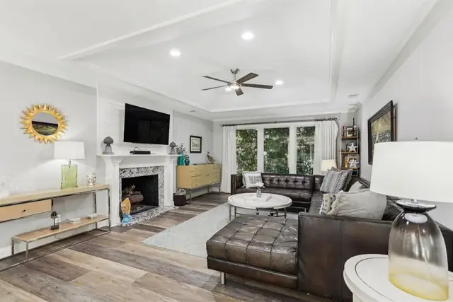 Living room of this home in Sea Pines