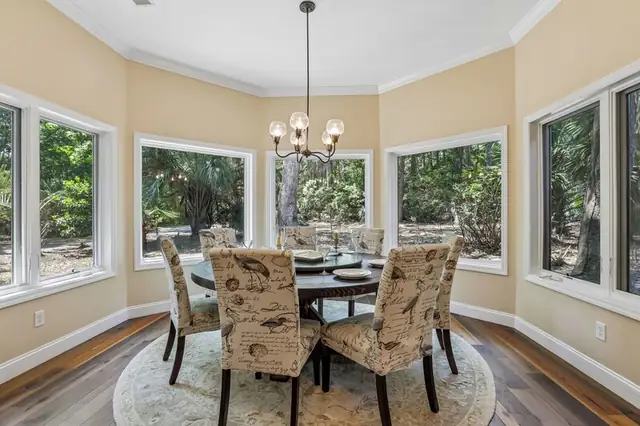 Dining area of this home in Sea Pines