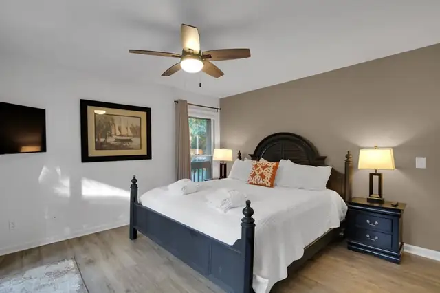 Bedroom of this home in Sea Pines