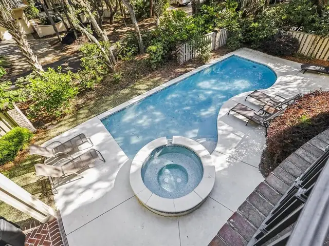 Pool of this home in Sea Pines