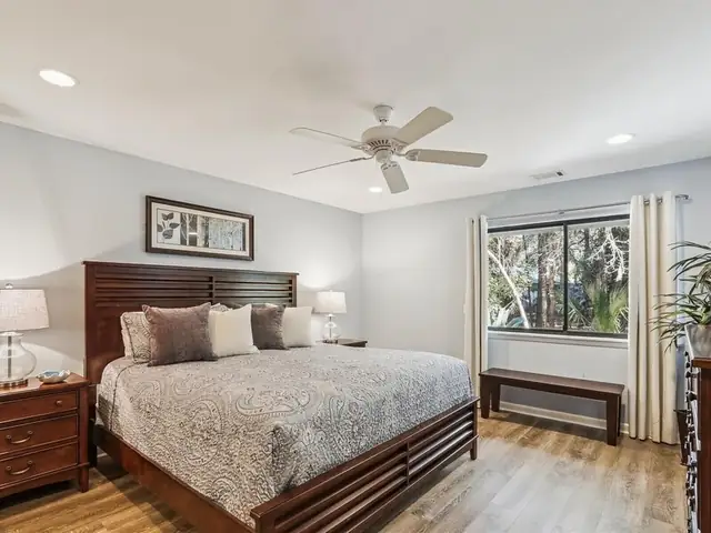 Bedroom of this home in Sea Pines
