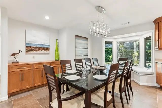Dining area of this home in Sea Pines