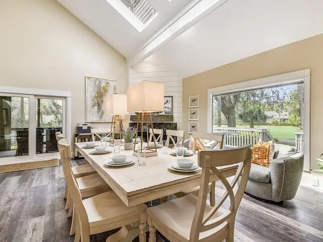 Dining area of this home in Sea Pines
