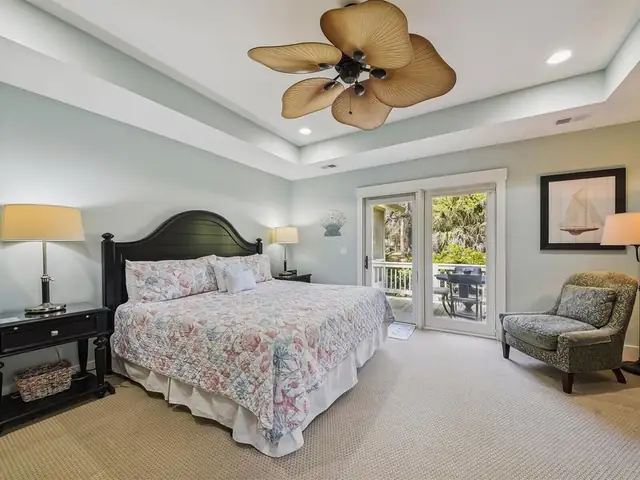 Bedroom of this home in Sea Pines