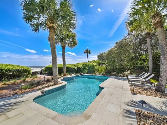 Pool of this home in Sea Pines