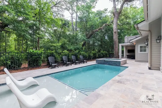 Pool of this home in Sea Pines