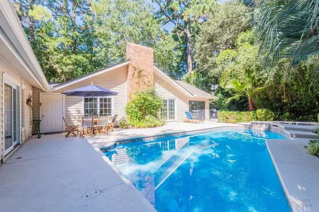 Pool of this home in Sea Pines