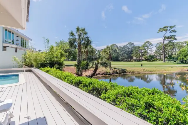 Pool of this home in Sea Pines