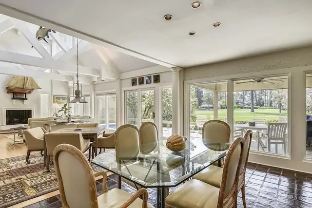 Dining area of this home in Sea Pines