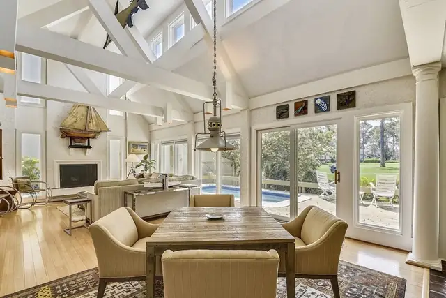 Living room of this home in Sea Pines