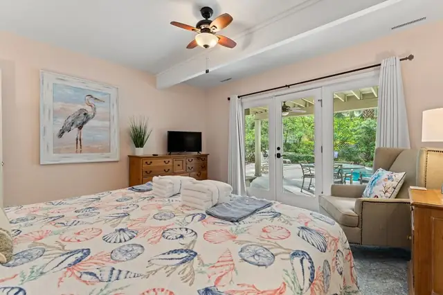 Bedroom of this home in Sea Pines