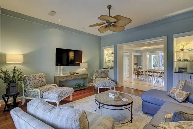 Living room of this home in Sea Pines