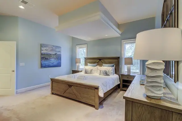 Bedroom of this home in Sea Pines