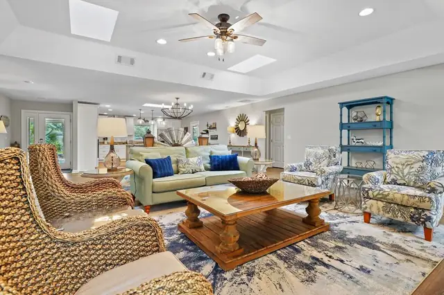 Living room of this home in Sea Pines