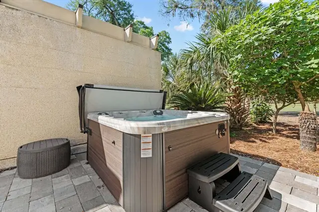 Hot tub of this home in Sea Pines