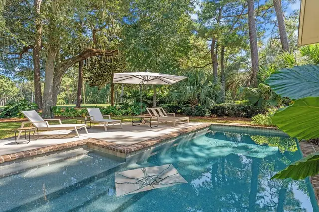 Pool of this home in Sea Pines