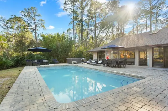 Pool of this home in Sea Pines