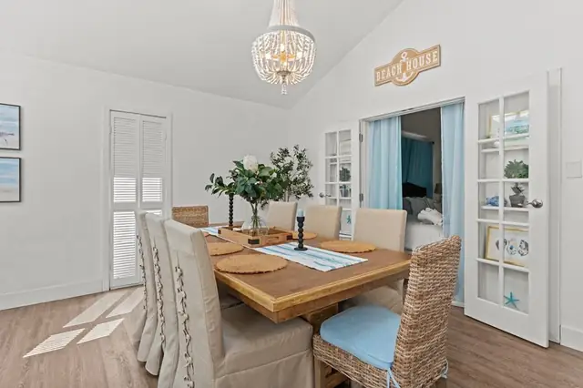 Dining area of this home in Sea Pines