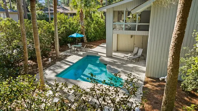 Pool of this home in Sea Pines