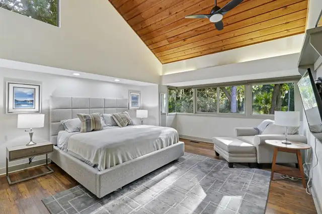 Bedroom of this home in Sea Pines