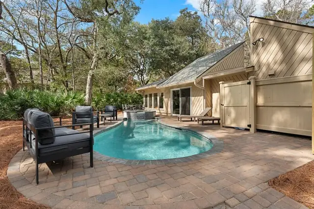 Pool of this home in Sea Pines