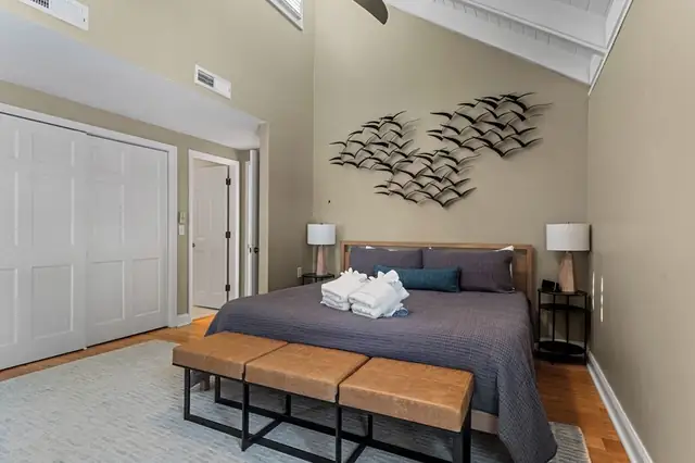 Bedroom of this home in Sea Pines